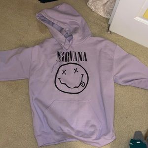 Lavender Nirvana Sweatshirt size L purple